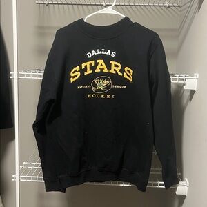 NWOT * Dallas Stars NHL Black Sweatshirt with Red Accents Youth XL